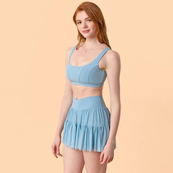Blogilates - Women's Ballerina Skort - Light Blue S Light Blue - Picture 4 of 5